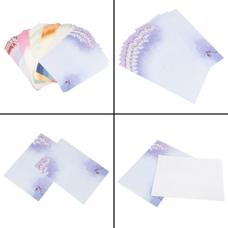 IMagicoo 48 Cute Lovely Writing Stationery Paper Letter Set with 24  Envelope/Envelope Seal Sticker (8)