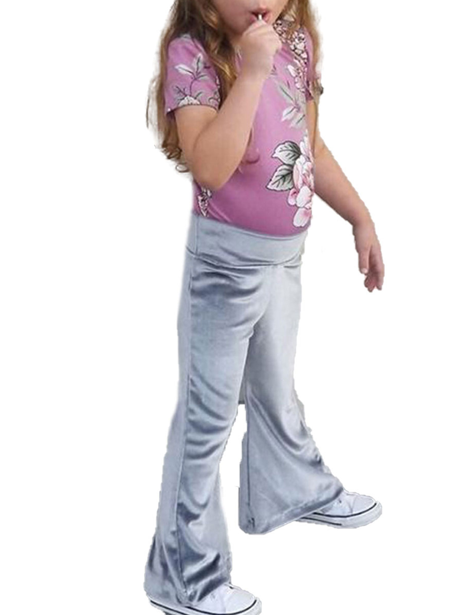 girls flared trousers