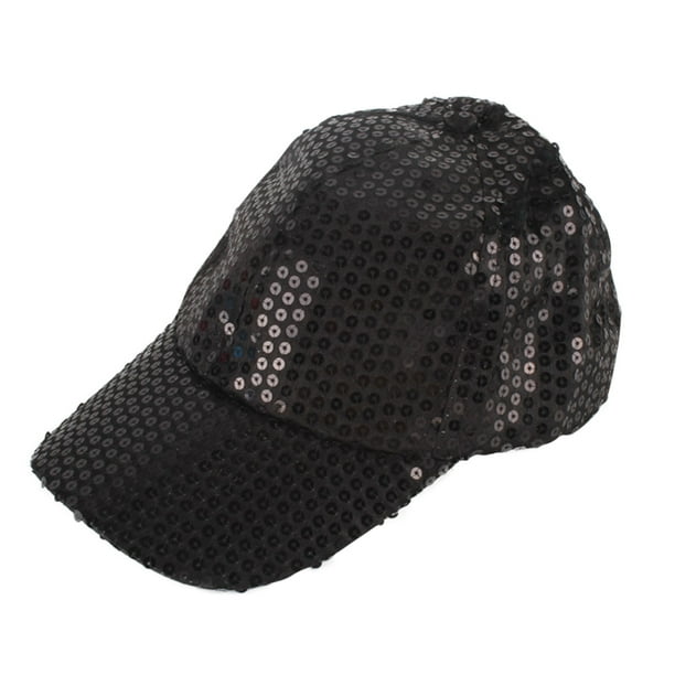 Gorra unisex de color sólido, versátil, con protección solar y parasol, de malla, deportiva, con lentejuelas, ajustable, de béisbol, de algodón.