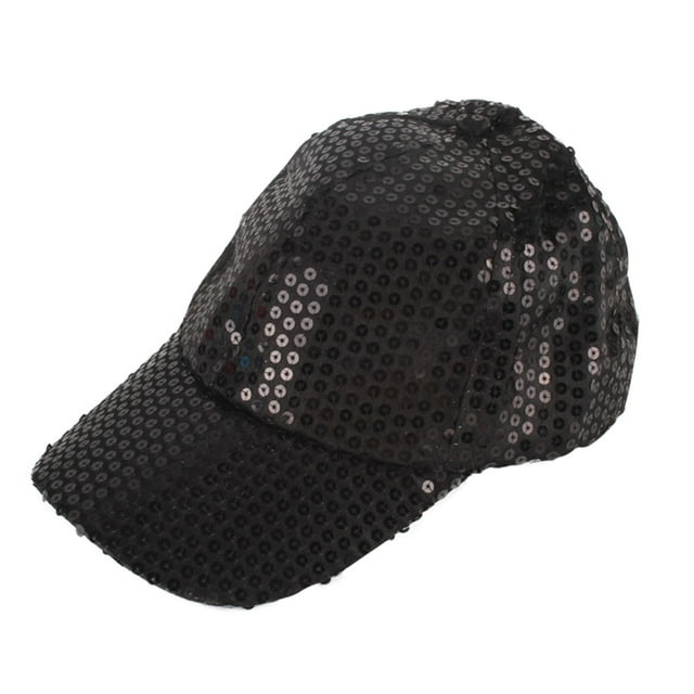 Adults Glitter Sequin Baseball Caps Adjustable Cotton Trucker Dad Hat for Running Golf Outdoor Activities