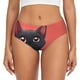 thumbnail image 1 of Balery Cute Black Kitten Cartoon Ropa Interior de Algodón para Mujer con Dibujo – Braguitas Cómodas y Elásticas, Estilo Clásico-X-Large, 1 of 6