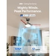 thumbnail image 2 of Ventilador de techo Dreo Smart con luces de 42 pulgadas negro con control remoto, 2 of 9