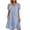 Light Blue, variant on Gytharion Women's Loose Fit Tunic Dresses V Neck Natural Look Casual Dresses Short Sleeve Stylish A-Line Dresses with Pockets