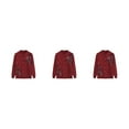 thumbnail image 4 of Transemion Femmes Âgées Tricot Pull Exécution Exquise Cadeaux Réfléchis Chaud M Rouge 3Set, 4 of 6