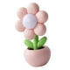thumbnail image 4 of Lámpara de mesa pequeña con planta en maceta, lámparas de mesa, luz de noche pequeña, lámpara con flores en maceta Rosa, 4 of 9
