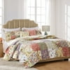 Greenland Home Blooming Prairie 100% Cotton Reversible Oversized Authentic Patchwork Quilt Set, 5-Piece Full/Queen