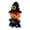 A004- Black D, variant on Stuffed Animal Spooky Skeleton Bat Halloween Plush Gothic Themed Indoor Home Party Decoration 1 Pack Colorful Soft Plush Doll for Festive Shelf Display