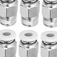 thumbnail image 3 of 10Pcs Straight Pneumatic Fittings Silver M10 Thread 3D Printer Accessories PC4‑01, 3 of 4