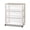 Grey, variant on Sterilite Wide 3 Drawer Storage Cart, Plastic Rolling Organization Cart, Pink Frost
