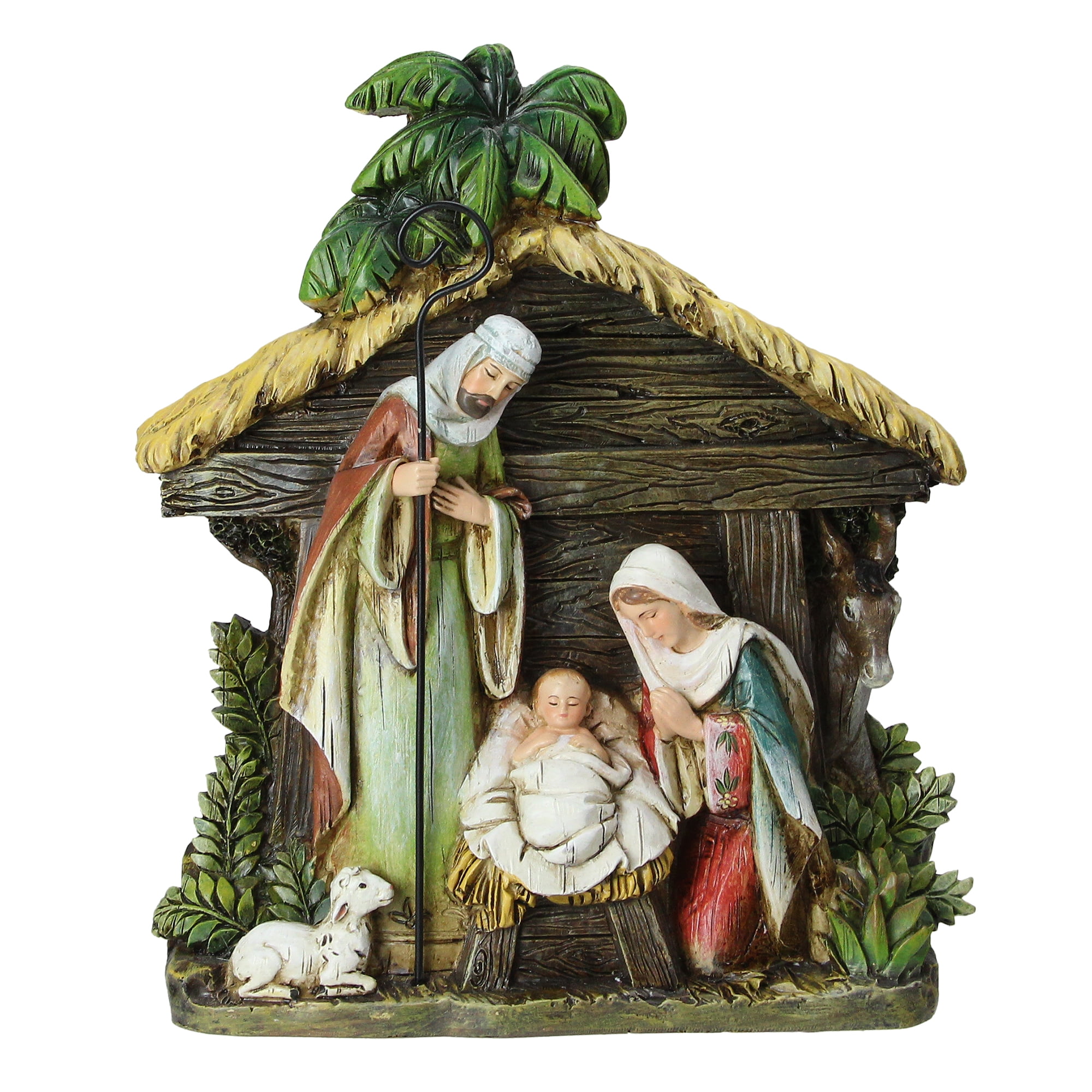 walmart outdoor christmas nativity sets