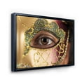 thumbnail image 3 of Designart 'Girl With Venetian Mask' Modern Framed Canvas Wall Art Print, 3 of 5