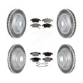 thumbnail image 1 of Transit Auto Front Rear Coated Disc Brake Rotors and Semi-Metallic Pads Kit for Car Mercedes-Benz E550 with 320mm Diameter Rotor KGF-102512, 1 of 11
