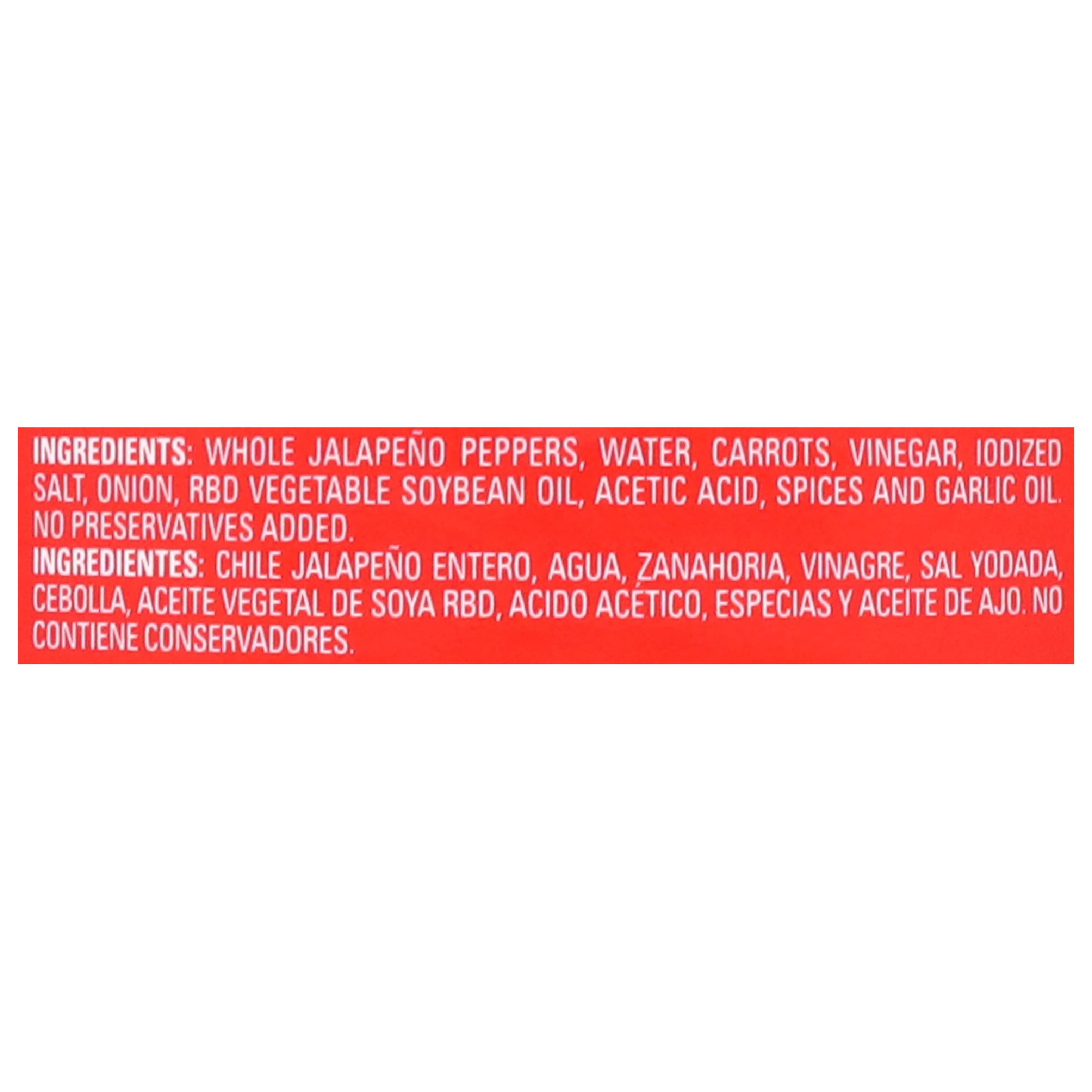 El Mexicano Whole Jalapeno Peppers, 27 oz Can