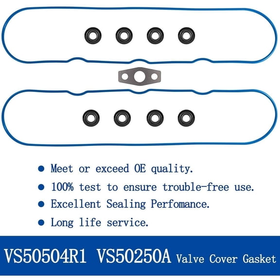 Valve Cover Gasket Set with Grommets for 1999-2016 Chevy GMC Pontiac Cadillac