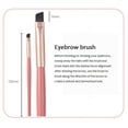 thumbnail image 7 of Pink Makeup Brushes 5 Piece Set Makeup Brushes Portable Storage Eyeshadow Brushes Highlight Brushes Eyebrow Brushes Facial Details Makeup Brush Tools, 7 of 7