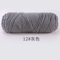 thumbnail image 1 of Xiao Hua Hilo gris, 100 g cada uno, 5 piezas - Hilo acrílico suave para ganchillo, punto y manualidades - Perfecto para bufandas, suéteres y proyectos de decoración del hogar, 1 of 4