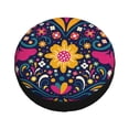 thumbnail image 3 of Balery Cinco De Mayo Floraltire Cover Waterproof Dust-Proof, Universal Spare Wheel Tire Cover For Trailer, Rv, Suv Truck And Vehicle Camper Accessories-16 Inch, 3 of 9