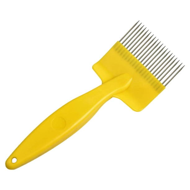 Tenedor para destapar panal, tenedor para abrir equipo de apicultura resistente, tenedor para destapar apicultura, tenedor para destapar miel Sunnimix Tenedor para desopercular apicultura