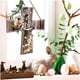thumbnail image 4 of Exquisito colgante de crucifijo de Pascua con lirio de Pascua, decoración colgante de madera que añade una cálida decoración de pared a la puerta de entrada y al porche, transmitiendo bendiciones navi, 4 of 7