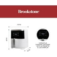 thumbnail image 4 of Air Fryer – 4.5 Qt, 1300W Large Capacity Fryer with LED Display, 8 Presets, Adjustable Temp, Oil-Free Kitchen Appliance for Baking, Roasting, Frying, Healthy Crispy Meals, White, 4 of 7