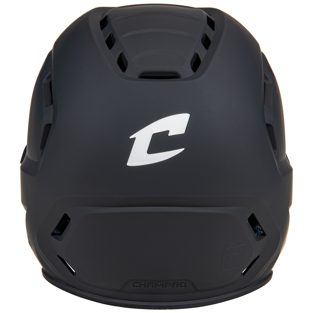 Champro HXE Fastpitch Softball Matte Batting Helmet, Large, Black