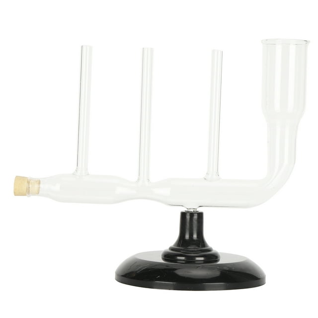 Connecteur de Tube en Verre Débit et Pression Expérience Physique Démonstration avec Support de Prise