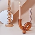 thumbnail image 1 of Candeliere de cristal vintage europeo Soledad Decoración romántica 11 pulgadas Porta vela, 1 of 8