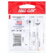 Eagle Claw 186AH-1 Baitholder 2-Slice Offset Hook, Bronze, Size 1