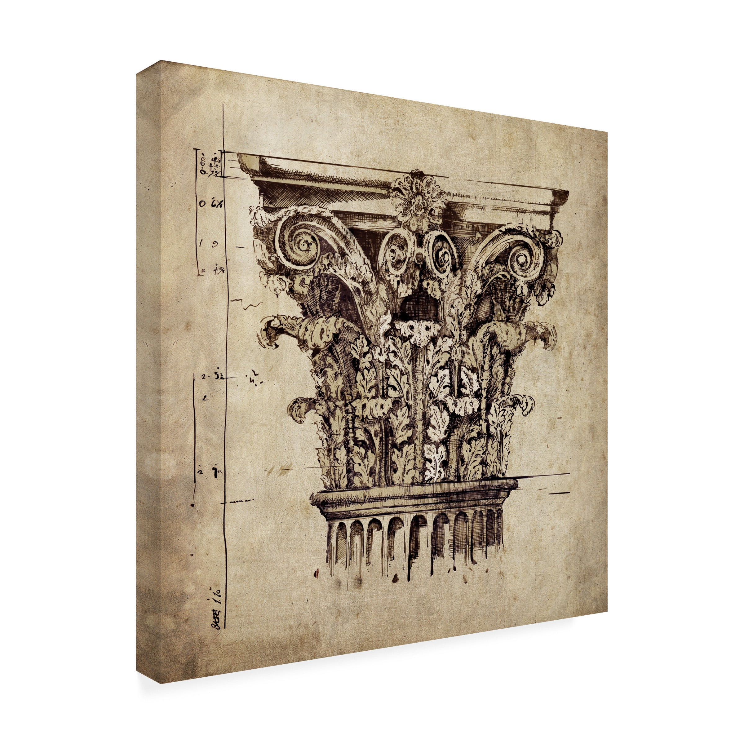 Sidney Paul and Co. 'Column II' Canvas Art