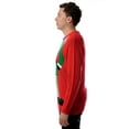 thumbnail image 2 of #followme Mens Ugly Christmas Sweater - Sweaters for Men 6774-10195-XXL (Red - Elf, Medium), 2 of 3