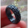 thumbnail image 2 of Certified Black Burma Natural A JADE Jadeite Dragon RING USA. 7.75 RING 649078 TN, 2 of 8