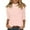61#Light pink, variant on Mock Neck Tops for Women Loose Fitting 3/4 Sleeve Shirt Cozy Casual Fitted Basic Tees Lightweight Comfy Pullover Beige XL