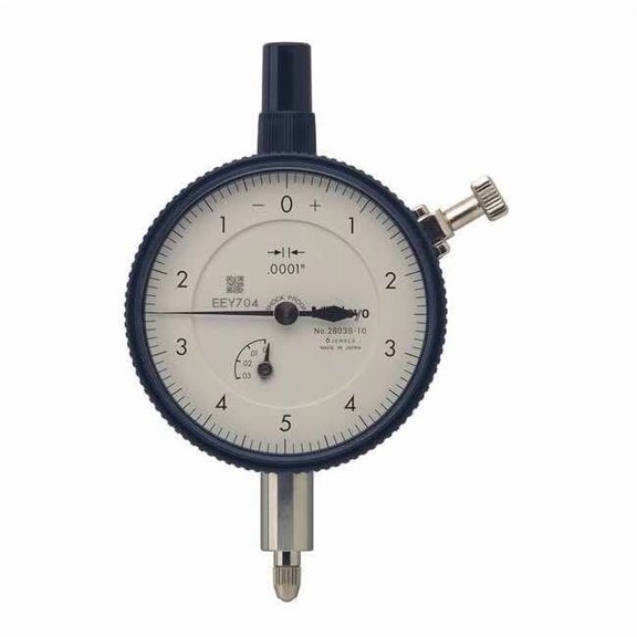 Mitutoyo Dial Indicator,0 to 0.025 In,0-5-0 2803A-10