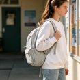 thumbnail image 4 of Lightweight Back to School Bag,Unisex Backpack,Zipper Multi-compartment,Adjustable Shoulder Strap,Everyday Carry on Travel Daypack, 4 of 7