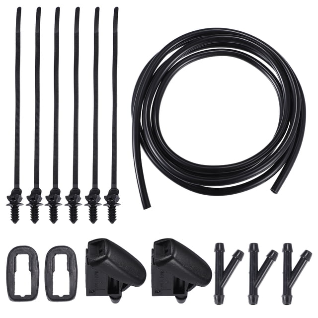 1 Juego de boquilla de agua para limpiaparabrisas No. BM5117666AB para Ford Focus 2010-2017
