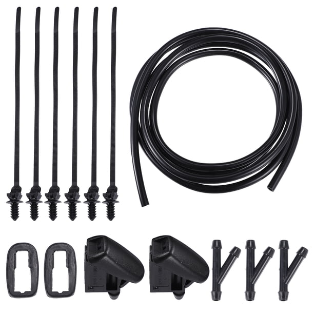 1 Juego de boquilla de agua para limpiaparabrisas No. BM5117666AB para Ford Focus 2010-2017