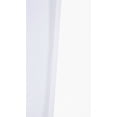 thumbnail image 2 of Gorgeous Home Linen Set of 2 Panels Matte Finish Pure White Solid Window Curtain Rod Pocket R64 84 Length, 2 of 5