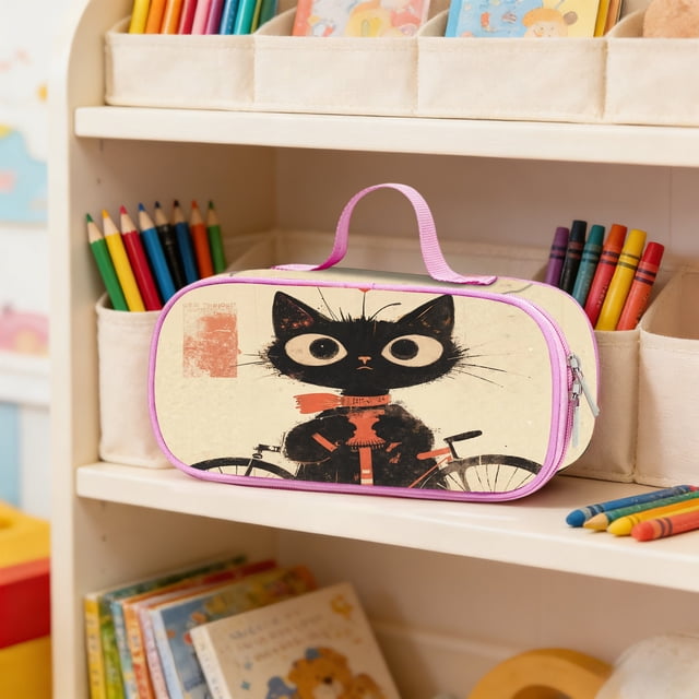 Large Capacity Multi Layer Pen Bag Stationery Box Storage Bag Cute Student Stationery Organizer