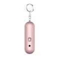 thumbnail image 1 of Llavero Alarma de seguridad personal Alto decibelio Doble bocina Luz estroboscópica LED portátil impermeable para mujeres Niños Oro, 1 of 12