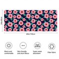 thumbnail image 3 of Pioneer Flower Floral Print Pattern Bathroom Rugs Mat, Non Slip Microfiber Bathroom Rug with Rubber Backing, Soft Mats for Bathroom Floor Tub Shower, 24"x60", 3 of 5