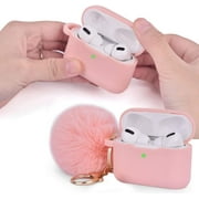 V-MORO AirPods Pro Case Cover Full Protective Silicone Accessories Case Compatible with Apple AirPods Pro Pink