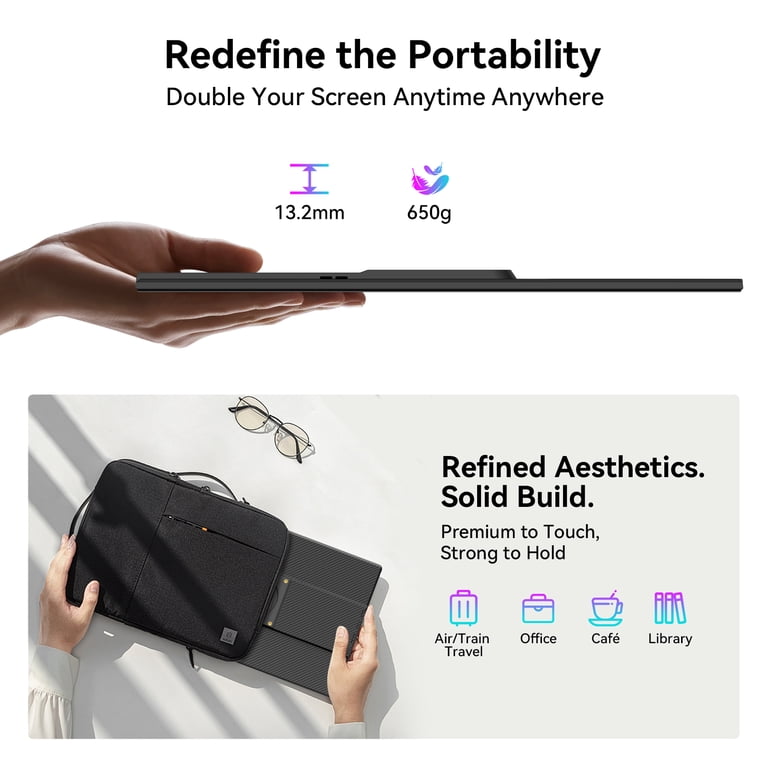 Blackview Laptop Screen Extender 16.1 Inch, Portable Monitor for