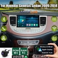 thumbnail image 4 of 9" Android 13 Car Stereo Fit for Hyundai Genesis 2009-2014, 4+64GB, Built-in Wireless CarPlay & Android Auto, AHD Backup Camera & Microphone Included, 4 of 10