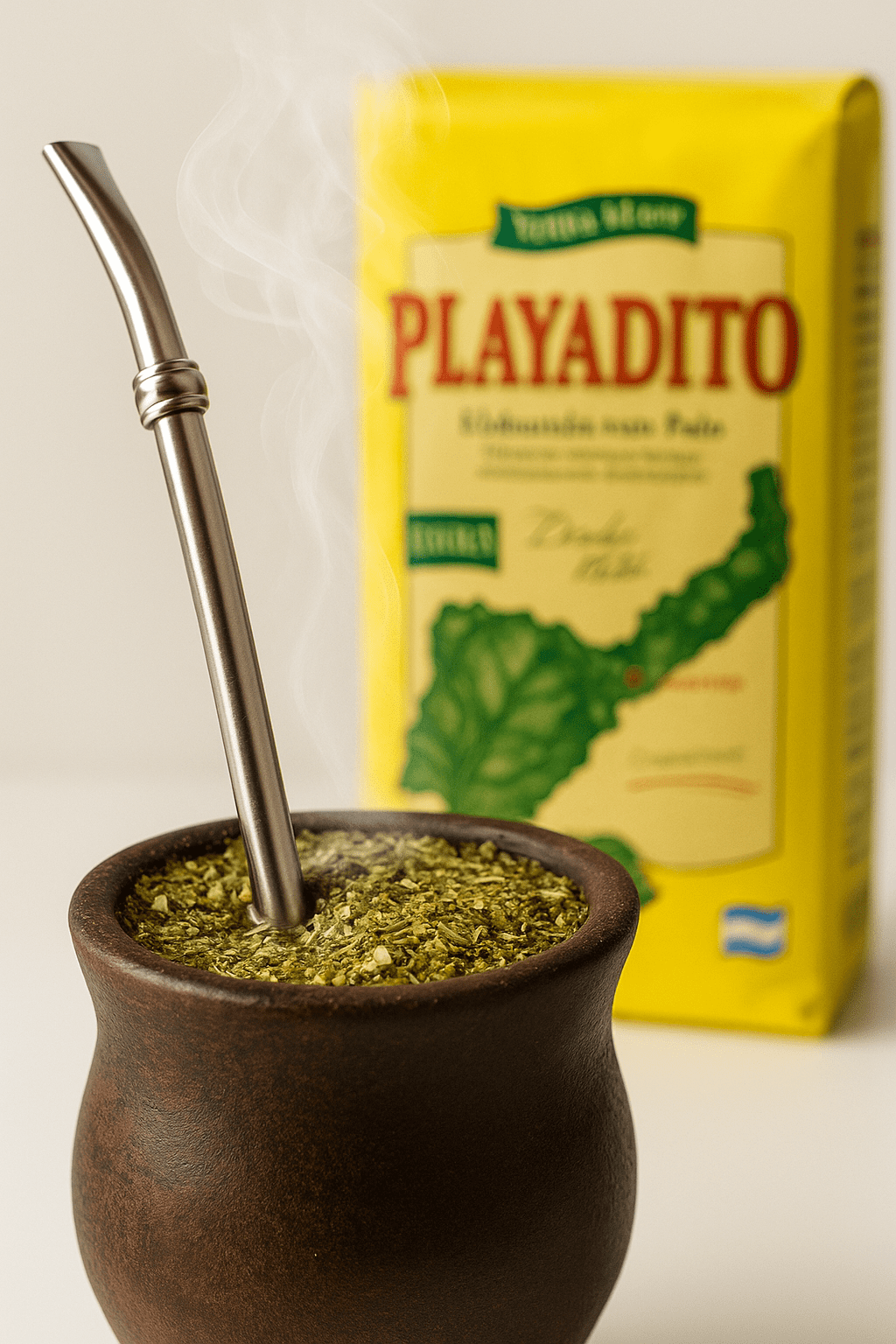 3 x Playadito - Yerba Mate Made With Stick - 500gr - 17.63oz