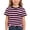 Multicolor, variant on Elegyee Boys Girls Summer Tough T-Shirt Striped Short Sleeve Top with Pocket, Sizes 2-13Y