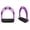 Purple/Black, variant on Horse Saddle 4-3/4" Wide English Lightweight Aluminum Iron Stirrups Blue 51114SB