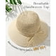 thumbnail image 2 of Gorro de sol FURTALK para mujer, verano, paja, playa, ala ancha, beige, 2 of 6