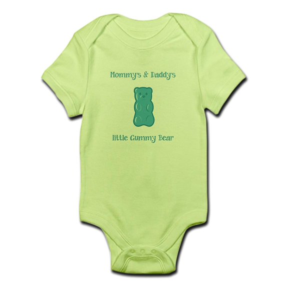 CafePress - Mommy's & Daddy's Little Gumm Infant Bodysuit - Baby Light Bodysuit
