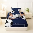 thumbnail image 4 of Erosebridal Football Games Twin Sheet Sets For Kids,Boys Sports Theme Bedding 3pcs, 4 of 6