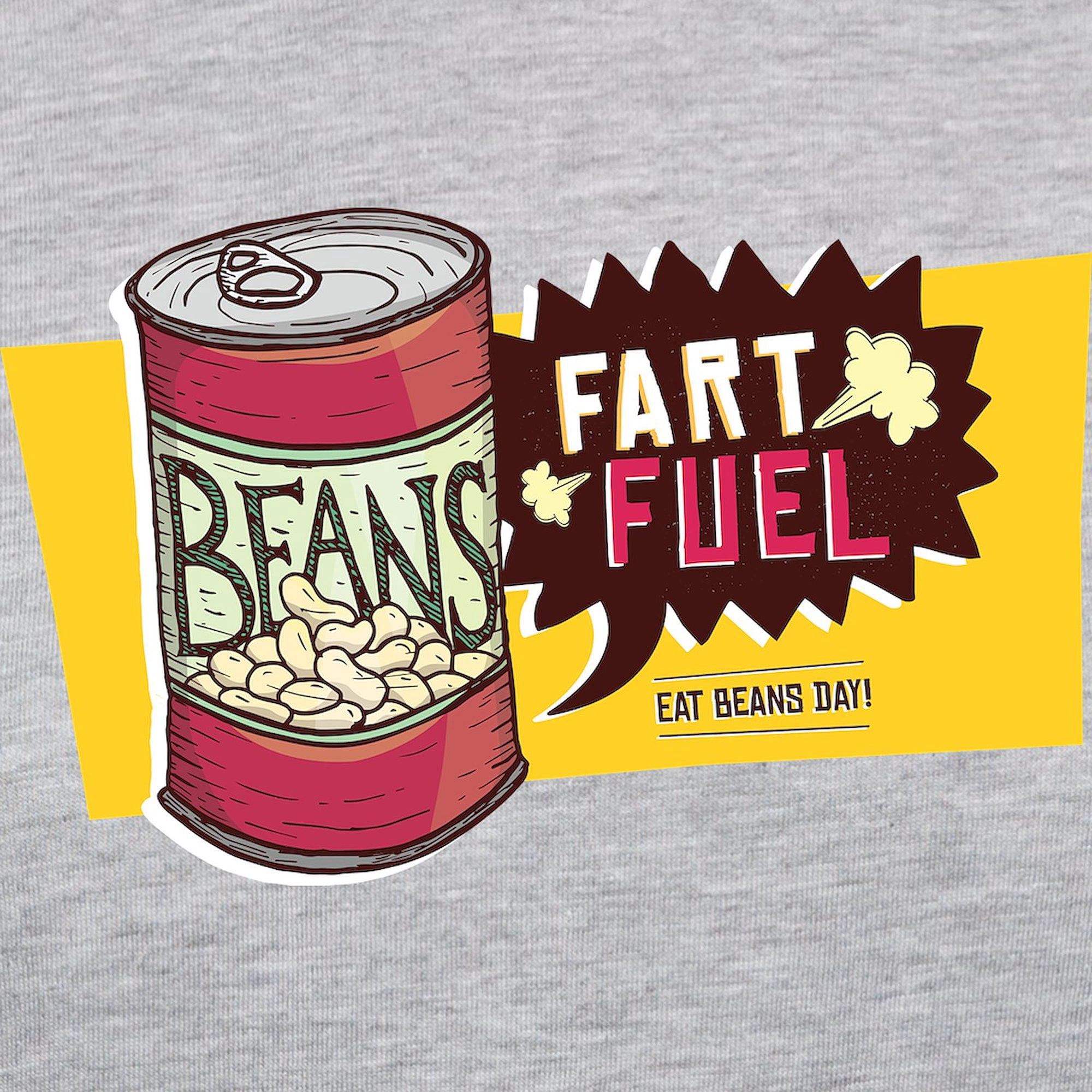 CafePress - Beans Fart Fuel Long Sleeve T Shirt - Womens Baseball Tee